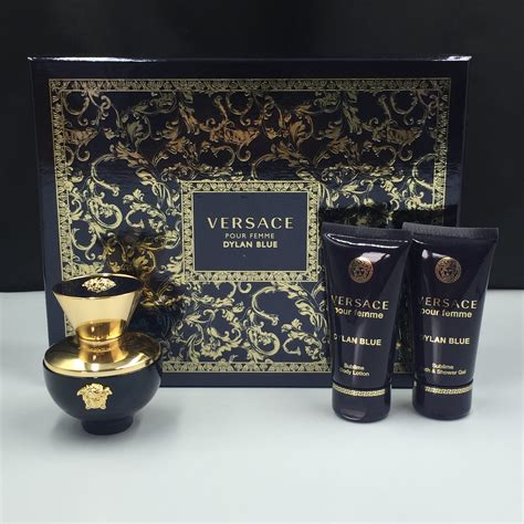 versace dylan blue gift set pour femme|vercage dylan blue.